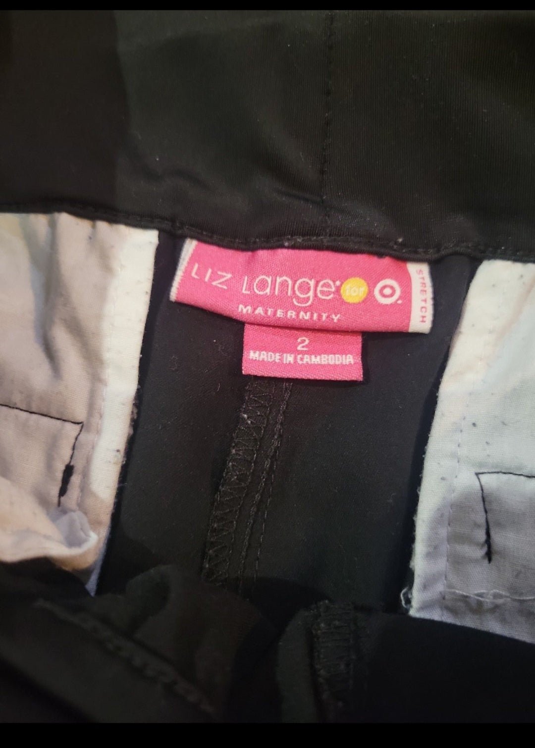 Liz Langer Maternity Black Pants size 2 - I Bought a Yard Sale
