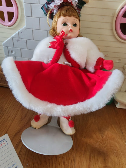 Madame Alexander Doll Winter Fun 10357, w/Tags, Reg Cards & Custom Stand & box - I Bought a Yard Sale
