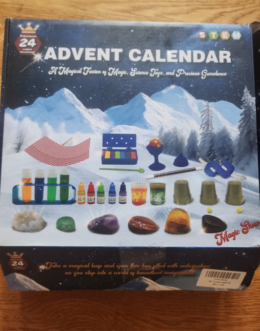 Magic & STEM Advent Calendar - A Magical Fusion of Magic, Science Toy & Gemstone - I Bought a Yard Sale