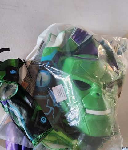 Marvel Mech Strike HULK Halloween Costume Boys Jumpsuit Armor Mask Size 10/12 L - I Bought a Yard Sale