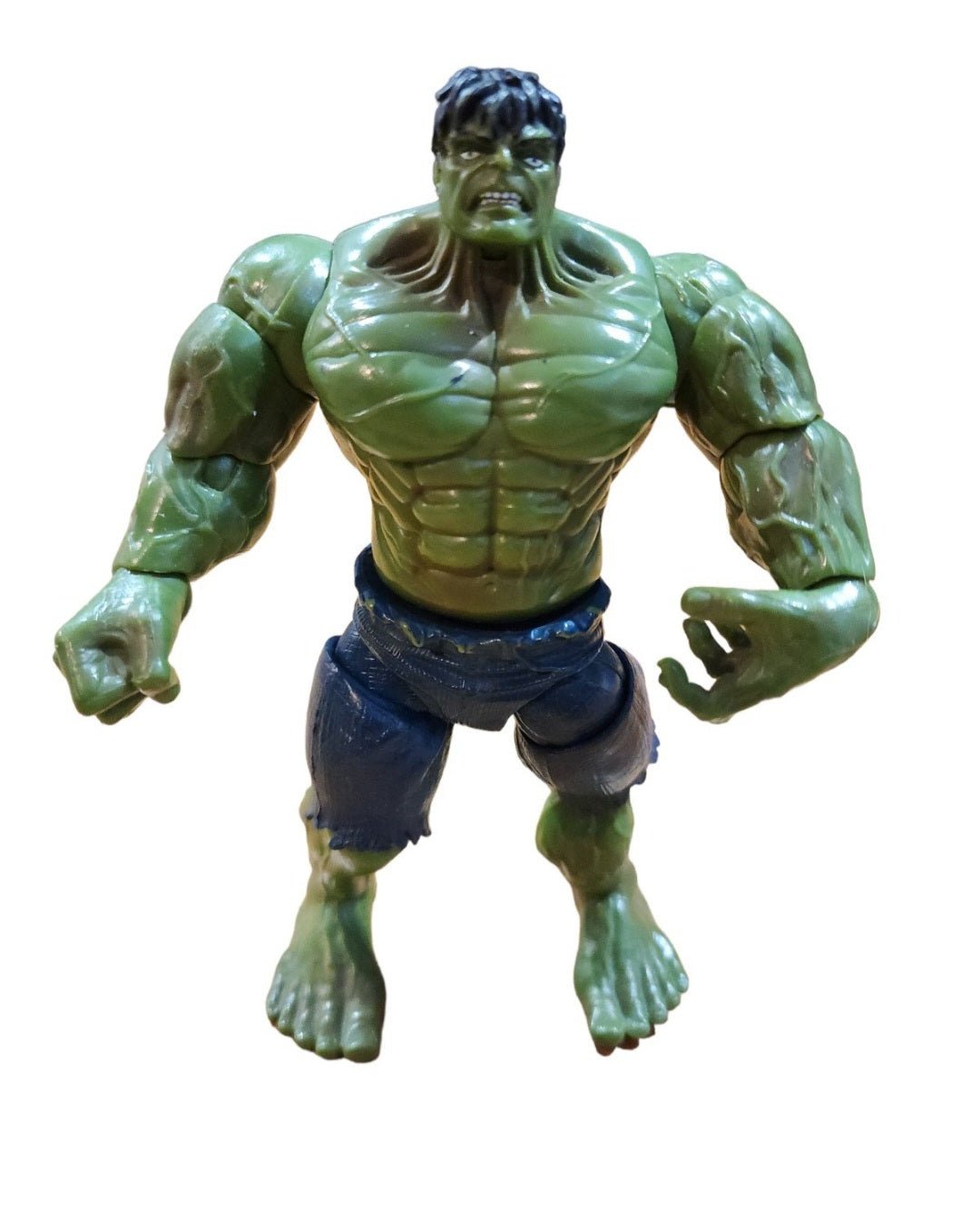 Marvel The Incredible Hulk Movie 6" Action Figure Hasbro 2007 Hulk Blue Jeans - I Bought a Yard Sale