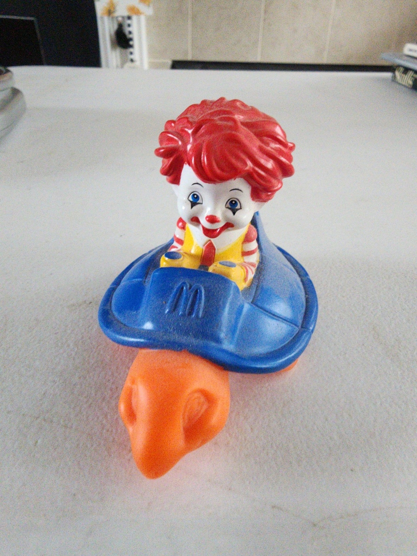 McDonald's Happy Meal Toy Baby Ronald McDonald Riding Turtle Bath Toy 2010 - I Bought a Yard Sale