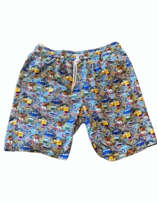 Men's Cars Swim Trunk - I Bought a Yard Sale