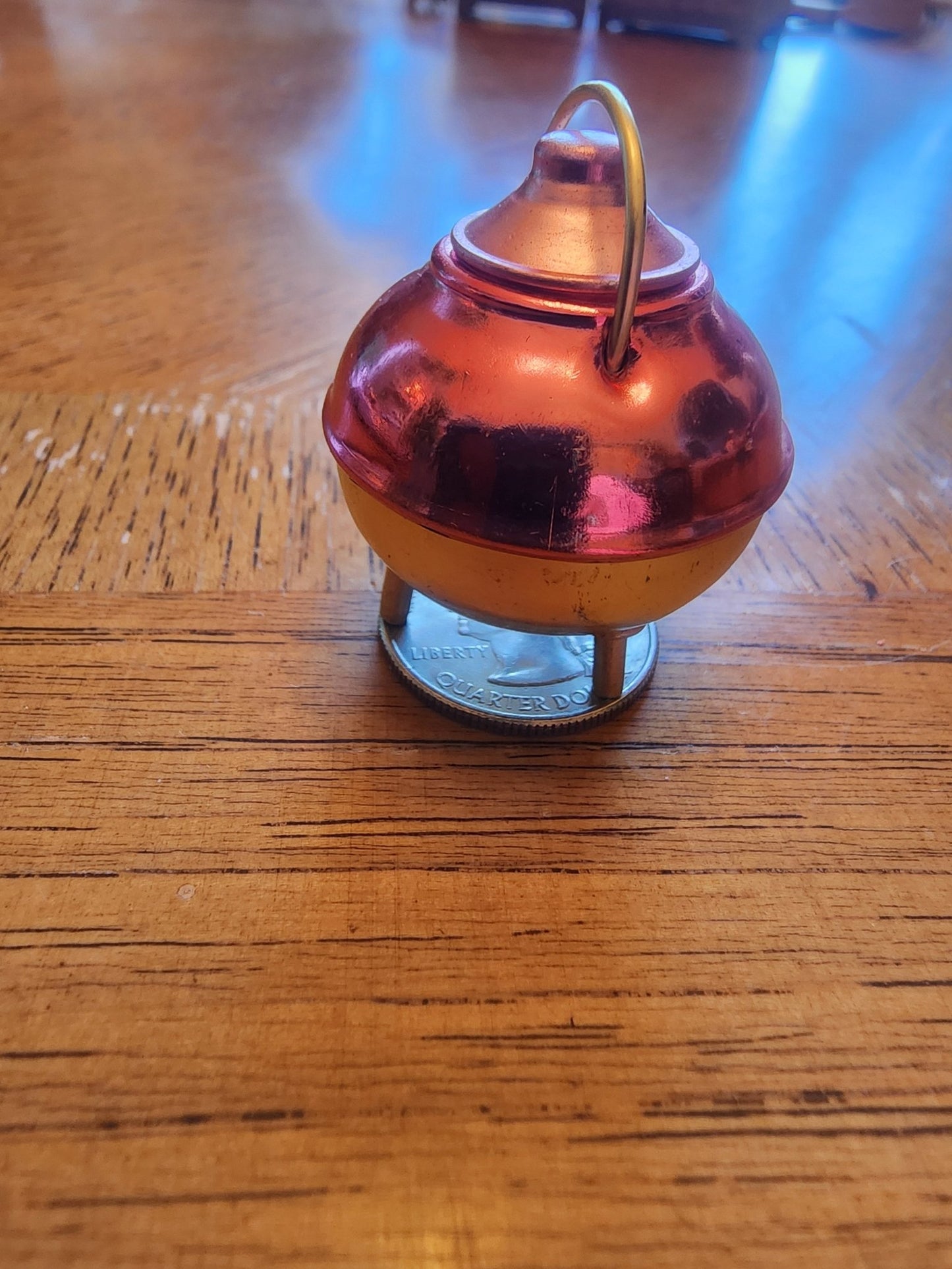 Miniature Copper look Soup Tureen for dollhouse - I Bought a Yard Sale