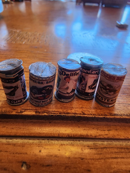 Miniature pantry items for farmhouse Dollhouse. - I Bought a Yard Sale