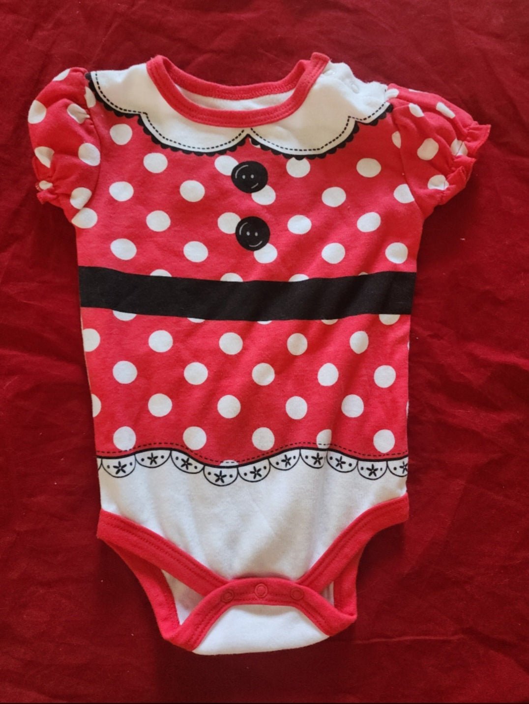 Minnie Mouse Onsie 12M by Disney Baby Romper - I Bought a Yard Sale