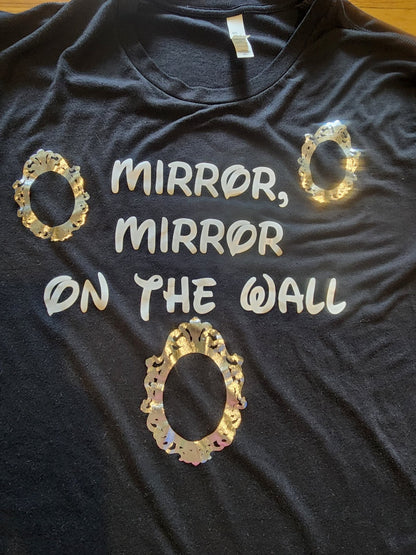 Mirror Mirror on the Wall Black T-Shirt 2xl - I Bought a Yard Sale