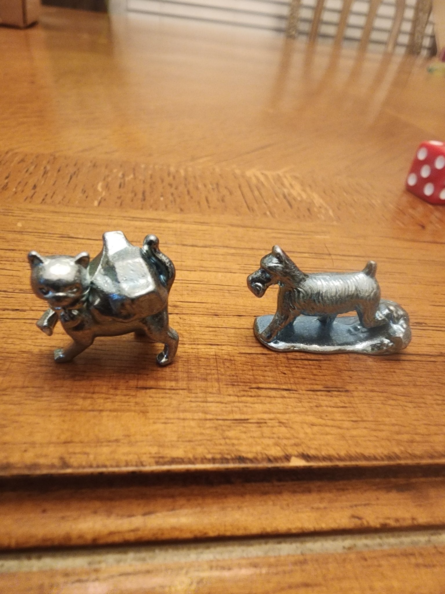Monopoly Cheaters Edition Replacement Pieces 6 Game Tokens/Movers + 2 Dice 2017 - I Bought a Yard Sale