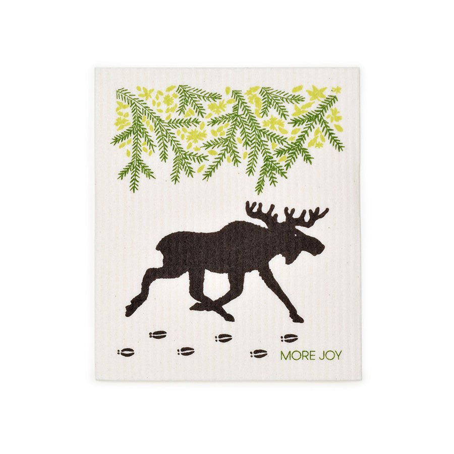 Moose Swedish Dishcloth | Brown / Green - I Bought a Yard Sale