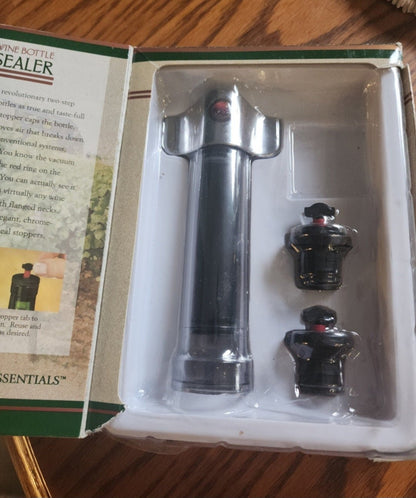 Napa Valley Deluxe Wine Bottle Vacuum Sealer - I Bought a Yard Sale