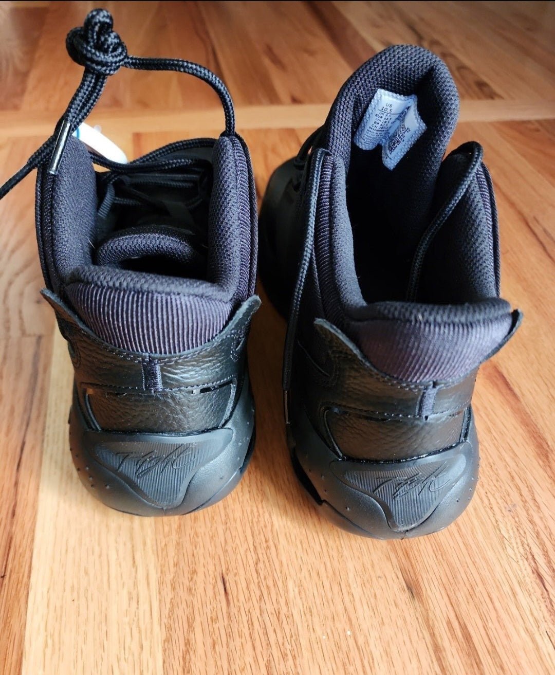 New Jordan Max Aura 4 Shoes Mens "Black Cat" Triple Black - I Bought a Yard Sale