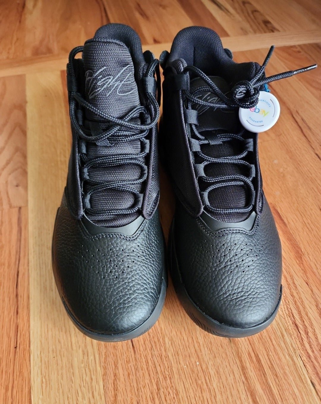 New Jordan Max Aura 4 Shoes Mens "Black Cat" Triple Black - I Bought a Yard Sale
