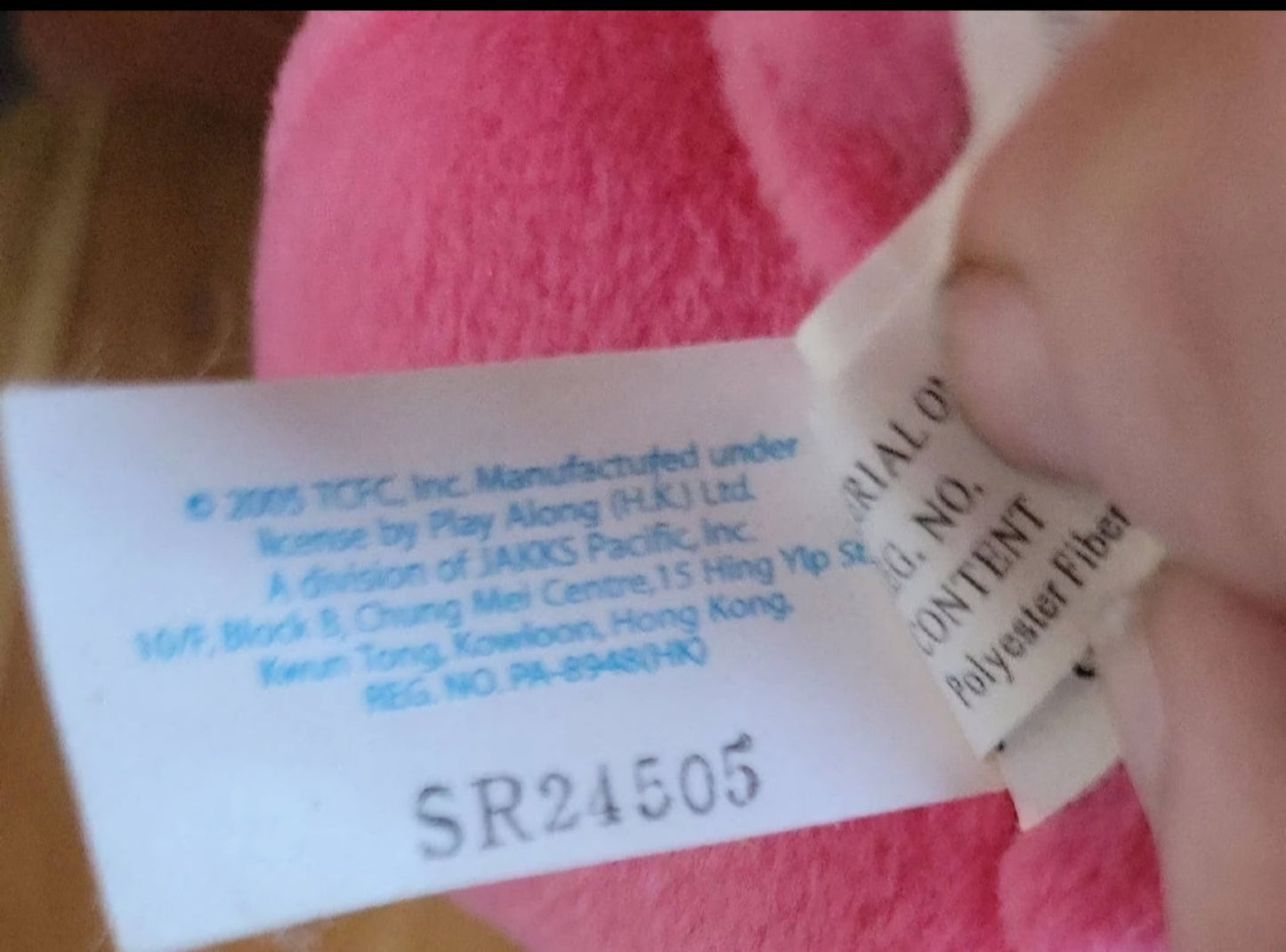 Plush Pink care bear secret bear 2005 with heart lock - I Bought a Yard Sale