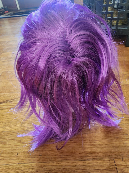 Purple anime wig cosplay or Halloween costume - I Bought a Yard Sale