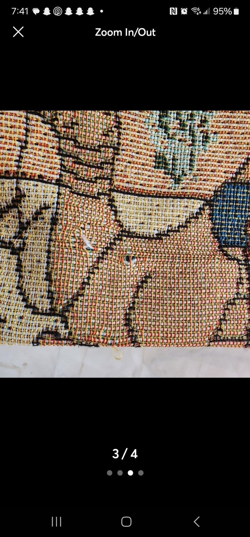 Purse with Jerusalem and Camel on Purse - I Bought a Yard Sale