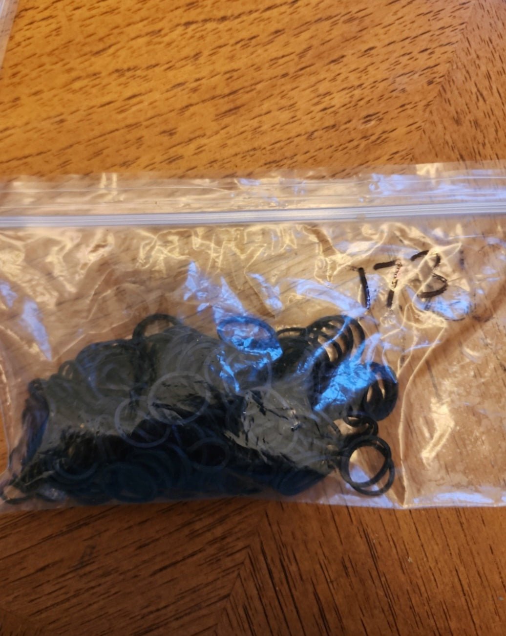 RAINBOW loom lot with c & s clips. Blue turquoise, purple white black - I Bought a Yard Sale