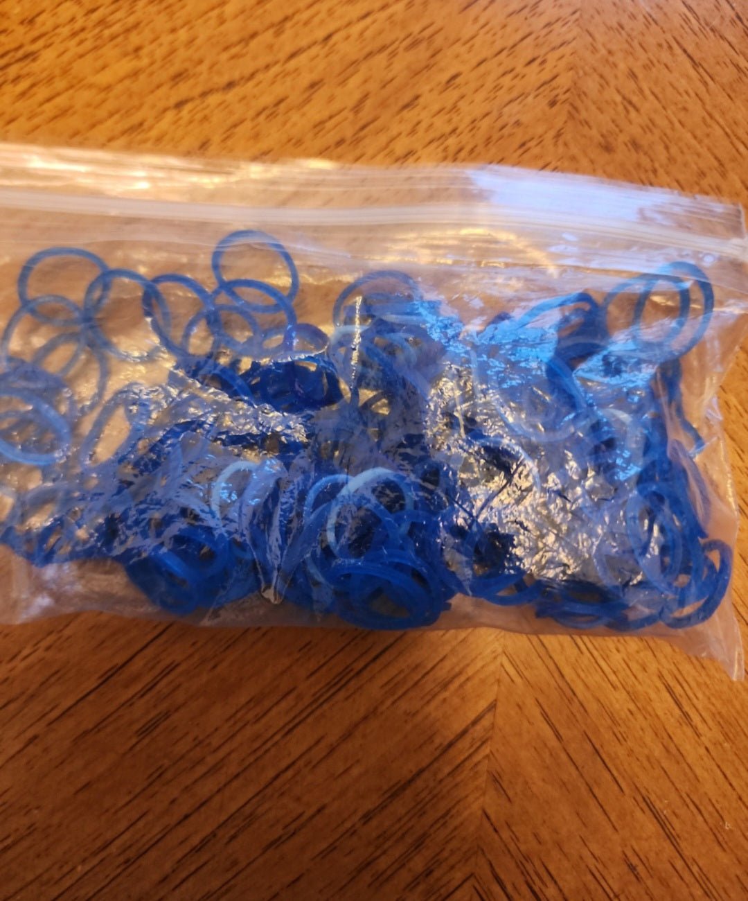 RAINBOW loom lot with c & s clips. Blue turquoise, purple white black - I Bought a Yard Sale