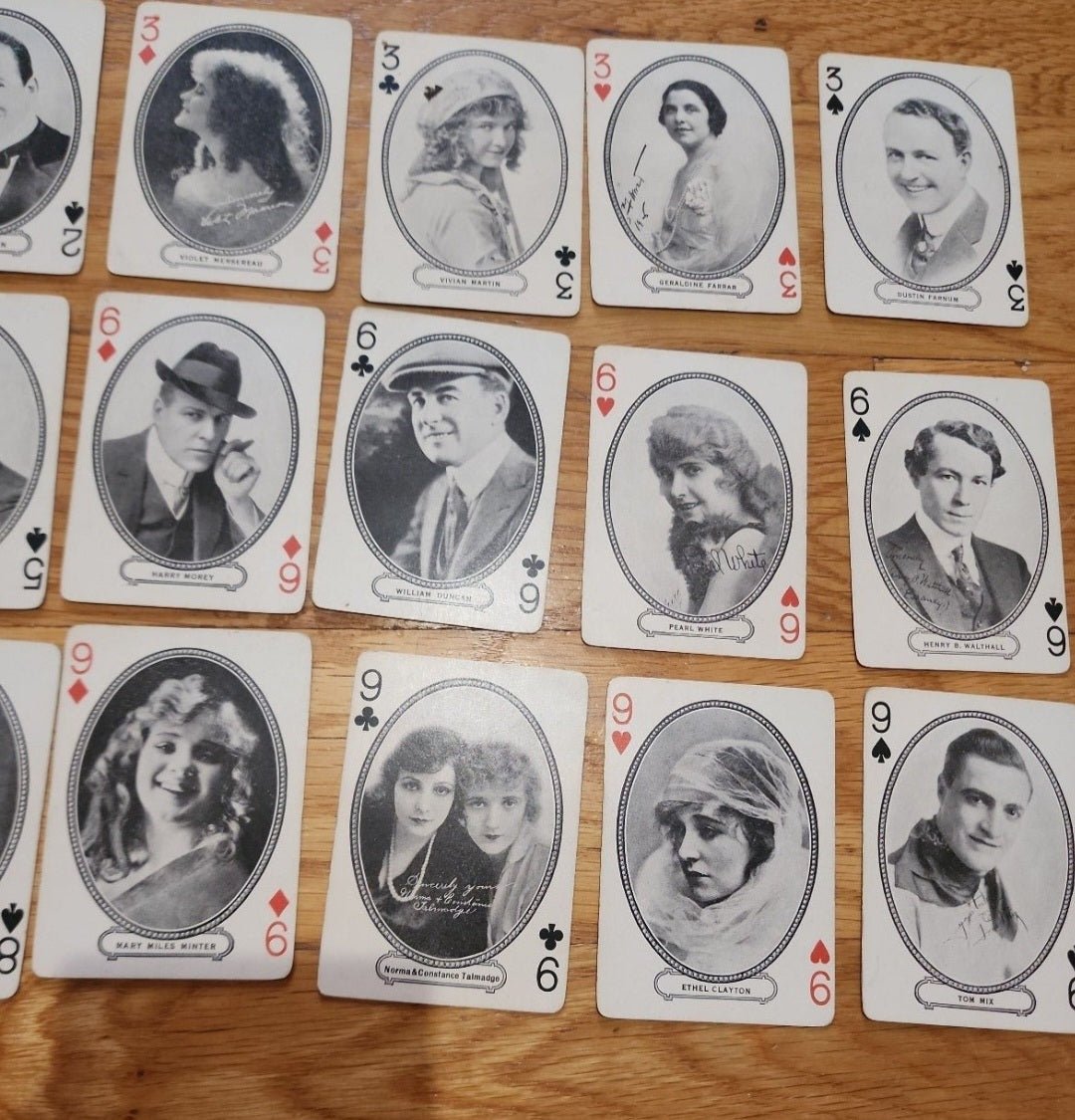 RARE! 1916 "Movie Star" Souvenir Playing Cards - Charlie Chaplin Joker! - I Bought a Yard Sale