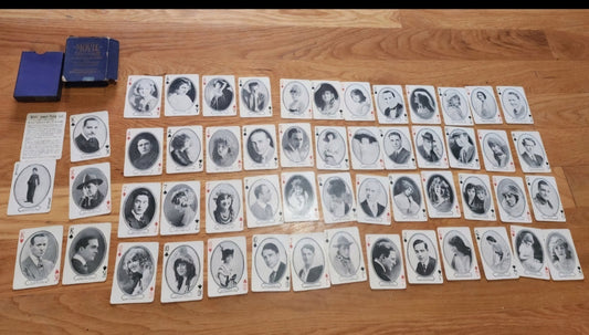 RARE! 1916 "Movie Star" Souvenir Playing Cards - Charlie Chaplin Joker! - I Bought a Yard Sale
