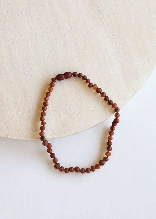 Raw Cognac Baltic Amber || Necklace - I Bought a Yard Sale