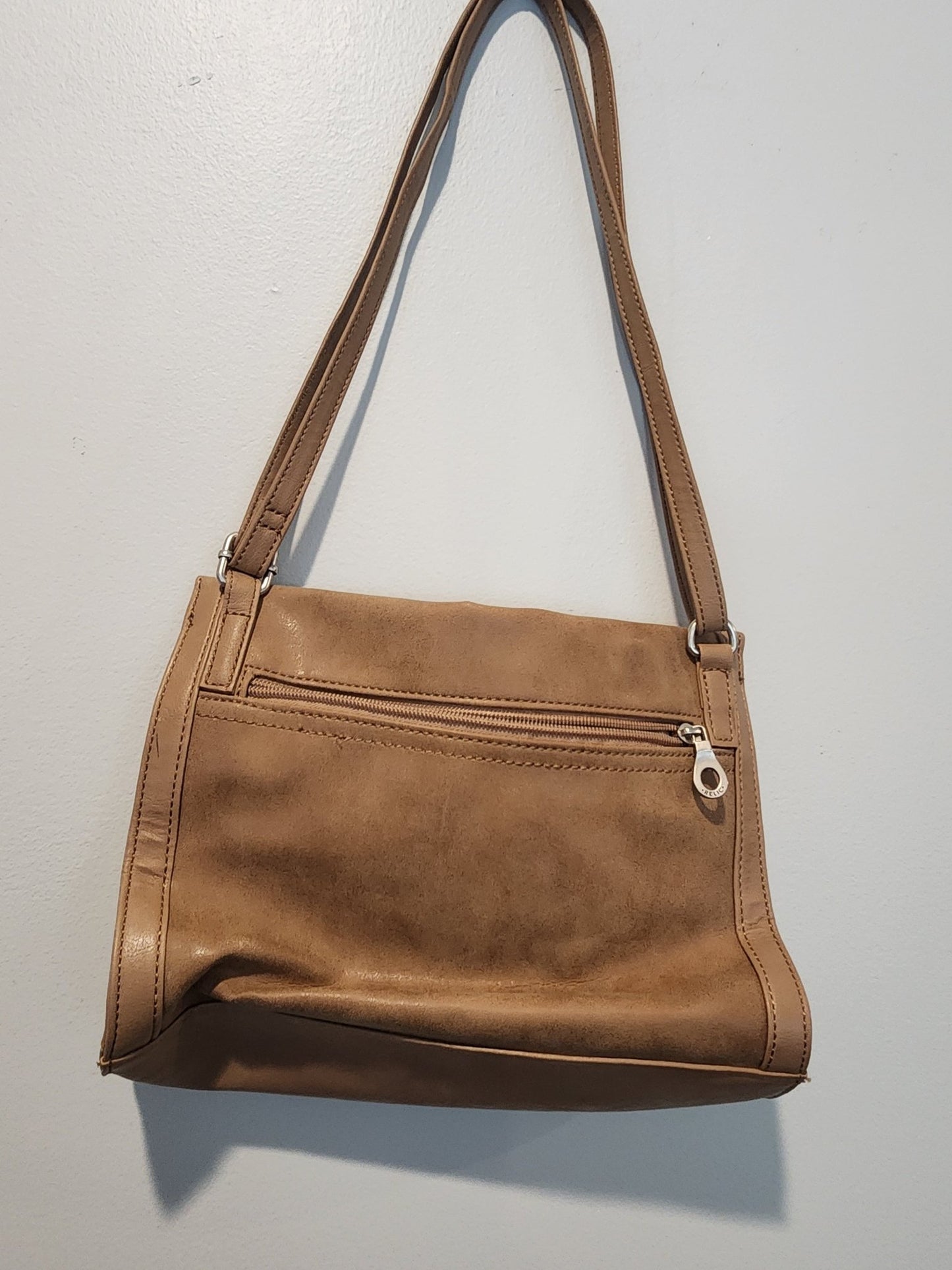 Relic Confetti Purse Shoulder Crossbody Bag 3 Zippers - Tassels Light Weight Brown - I Bought a Yard Sale