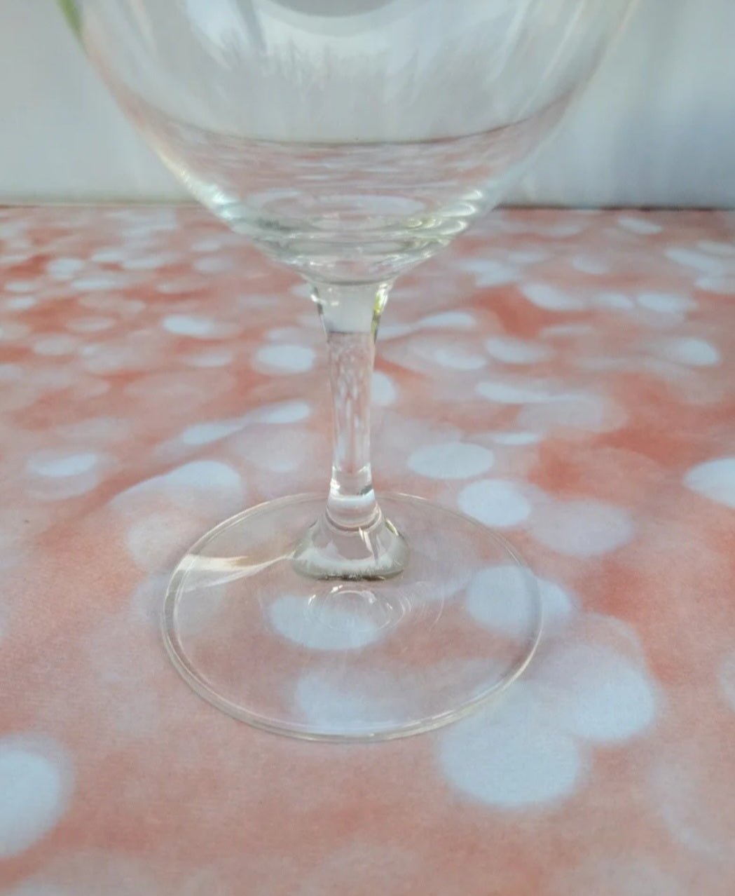 Riedel Wine Glass with Fleur De Lis 8 oz (107) - I Bought a Yard Sale