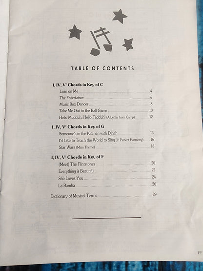 ChordTime Piano Popular - Level 2B by Randall Faber (1988, Trade Paperback) book