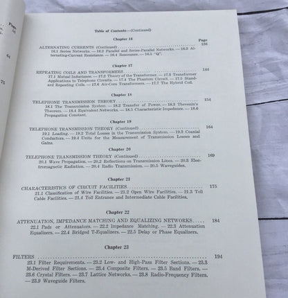 Principles of Electricity applied to Telephone &Telegraph Work 1953