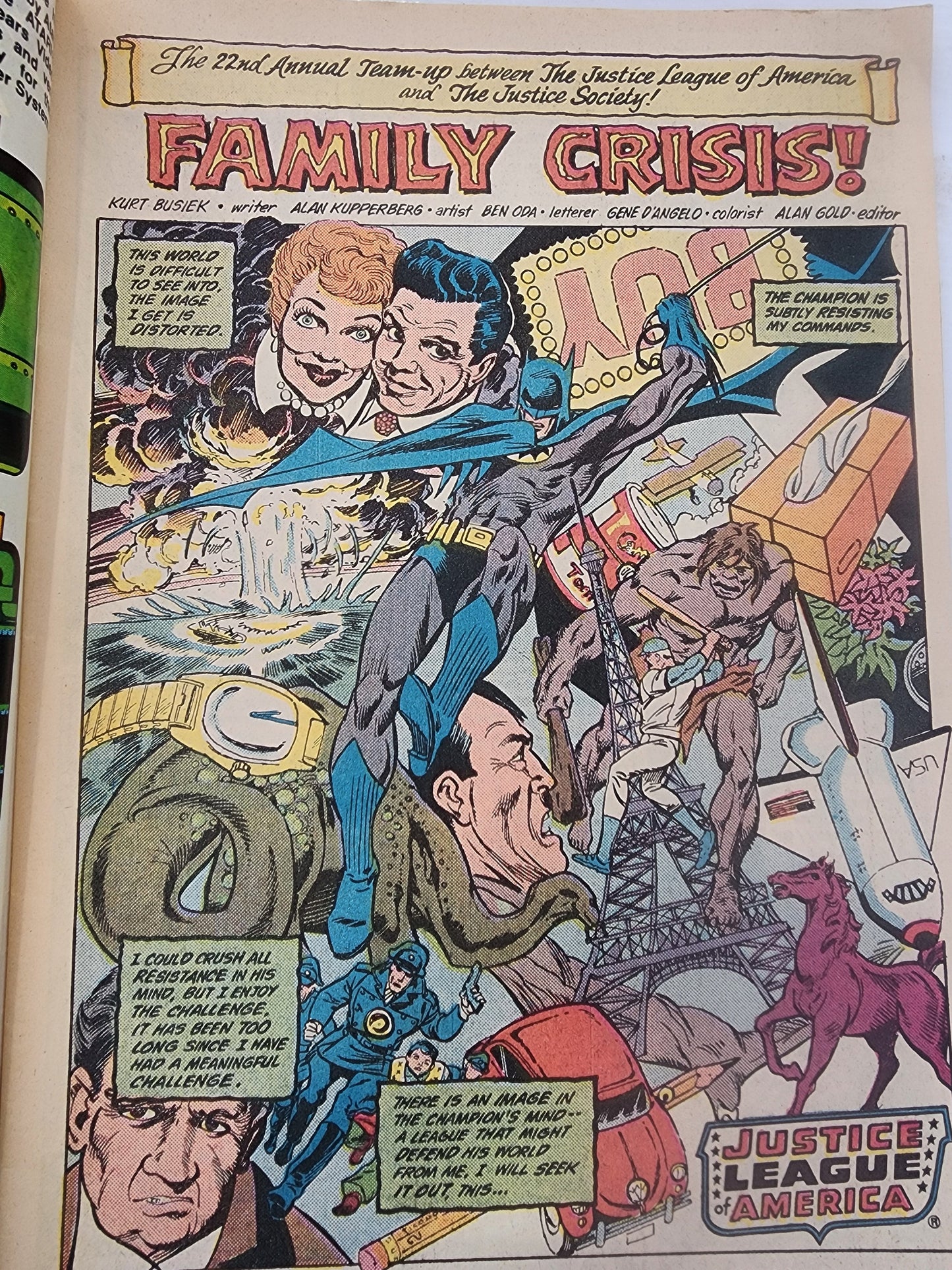Justice League of America 231  JLA/ JSA Team-Up! 1984 DC Comic