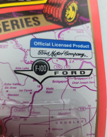 Road Champs Red Ford Diecast Truck Series Vintage New 1995 F100 Trademark - I Bought a Yard Sale