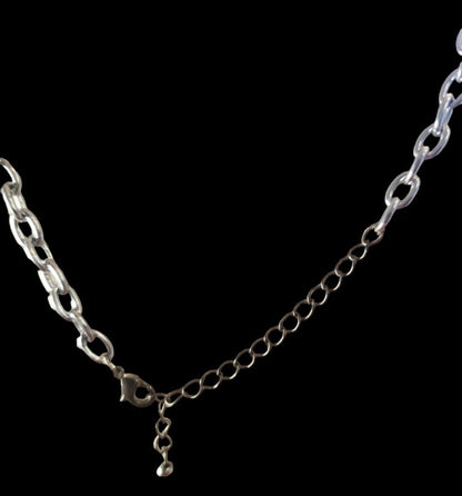 Rope Chain light weight necklace silver tone - I Bought a Yard Sale