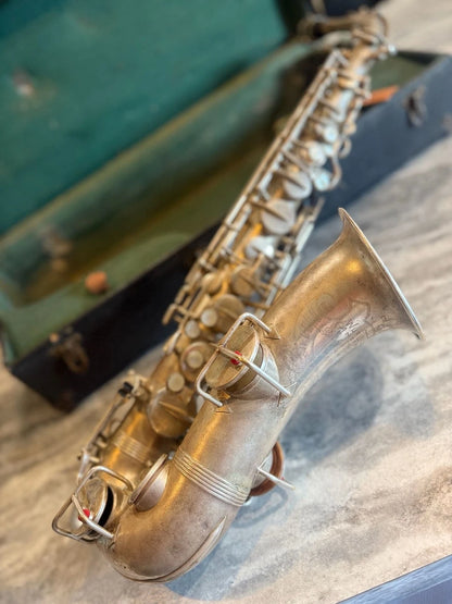 Vintage Wurlitzer Alto Saxophone Silver Plated
