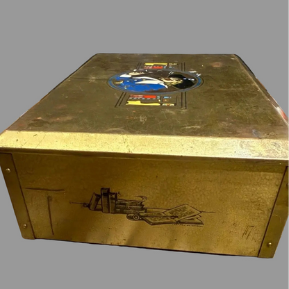 Vintage Raphael El Entawi Tobacco Humidor Tin Box