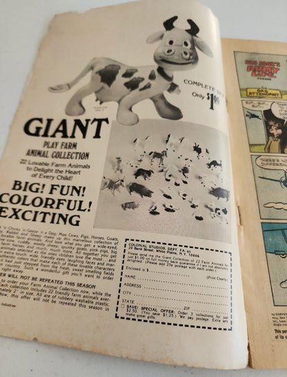 Sad Sack Army Life 35; Harvey comic book | August 1971 featuring Sarge Smoking - I Bought a Yard Sale