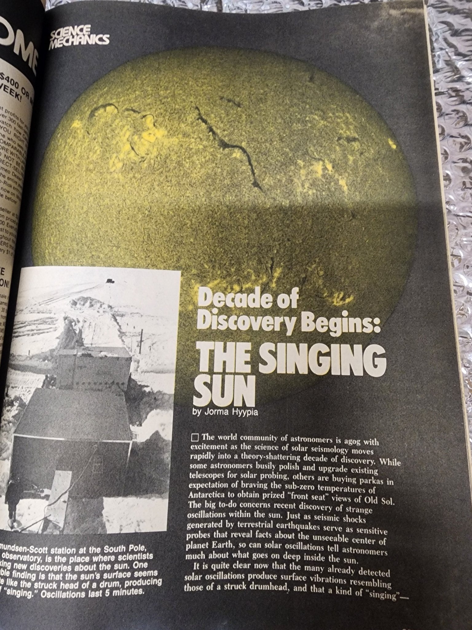 Science & Mechanics Spring 1982 solar discoveries - I Bought a Yard Sale