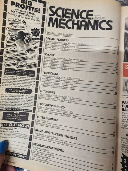 Science & Mechanics Spring 1982 solar discoveries - I Bought a Yard Sale