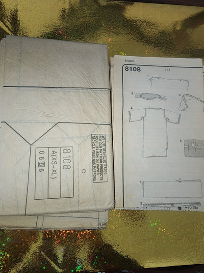 Simplicity 8108 Bible Characters Andrea Schewe Costume PATTERN Uncut XS - S - M - L - XL. Envelope has some wear. - I Bought a Yard Sale