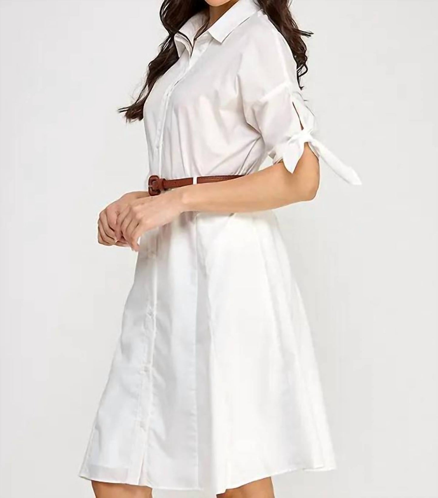 Solid Belted Mini Dress - I Bought a Yard Sale