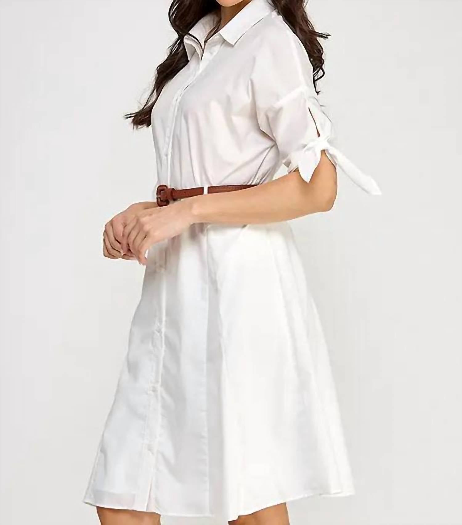 Solid Belted Mini Dress - I Bought a Yard Sale