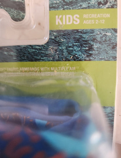 Speedo Swim Kids Swim Training Floats Boards Fabric Arm bands Blue Orange Fish - I Bought a Yard Sale