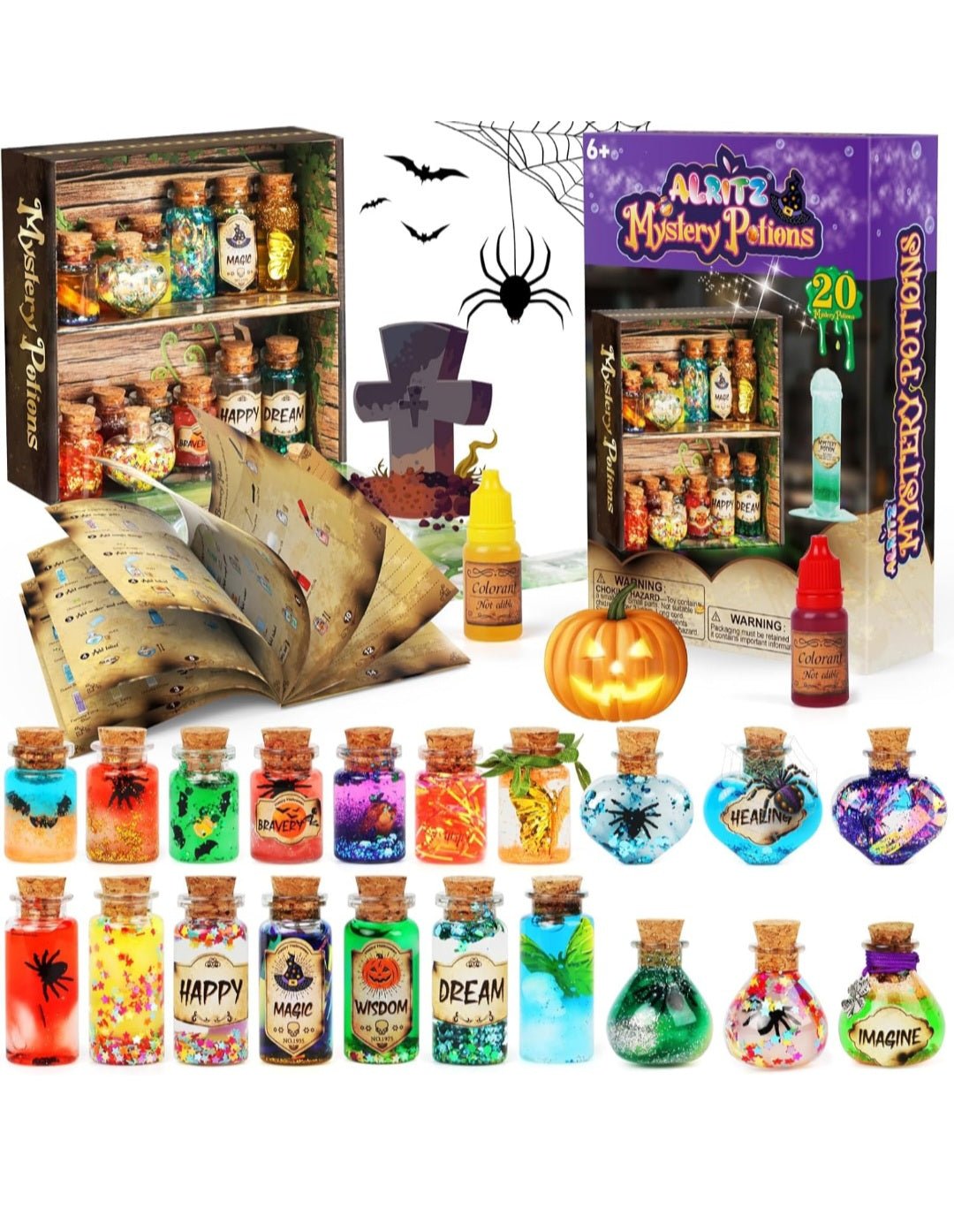 Spooky Fun! Alritz Mystery Potions Kit - Halloween Craft & Decor Gift Ages 6+ - I Bought a Yard Sale