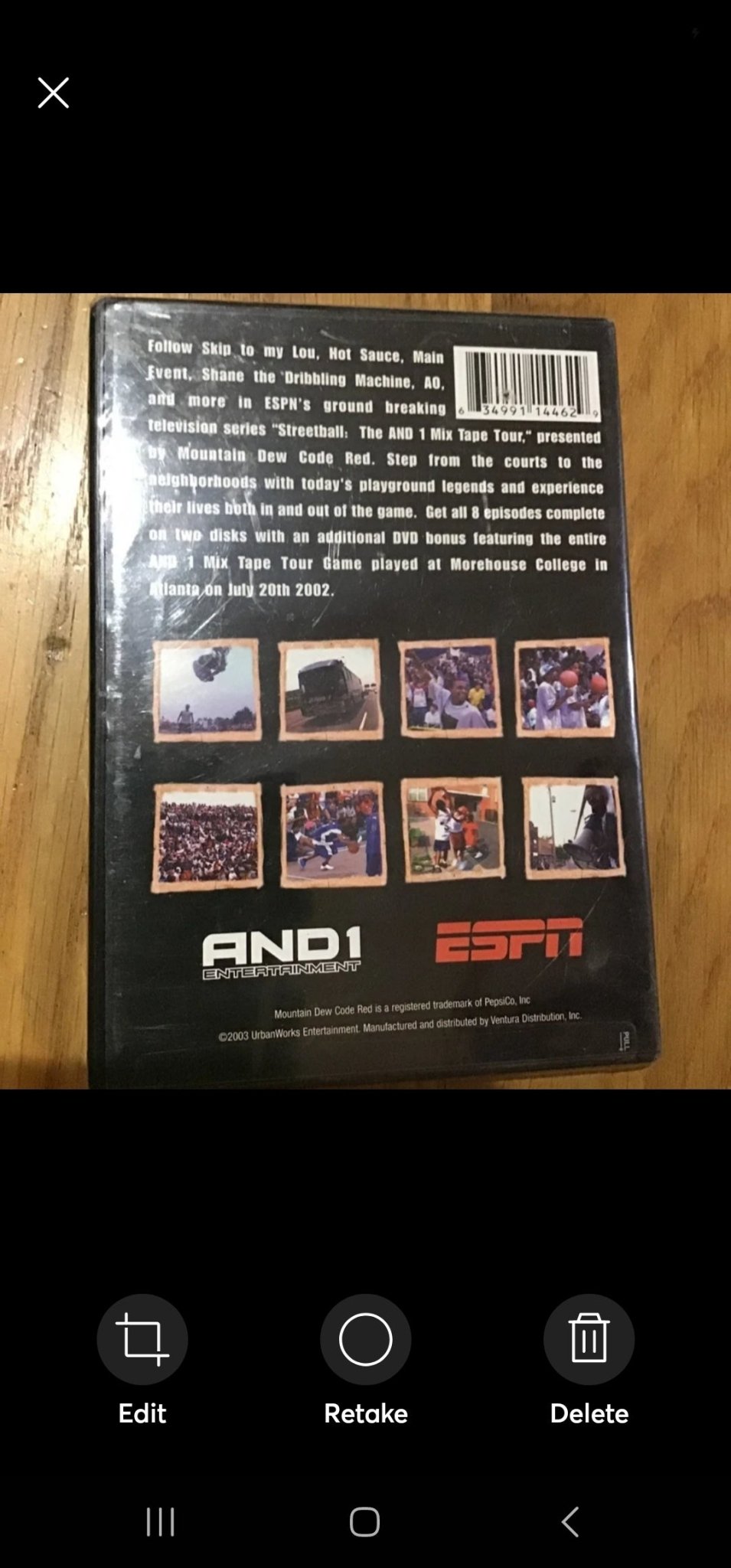 Street Ball The 2002 Atlanta Mix Tape Tour presented by Mountain Dew code red - I Bought a Yard Sale