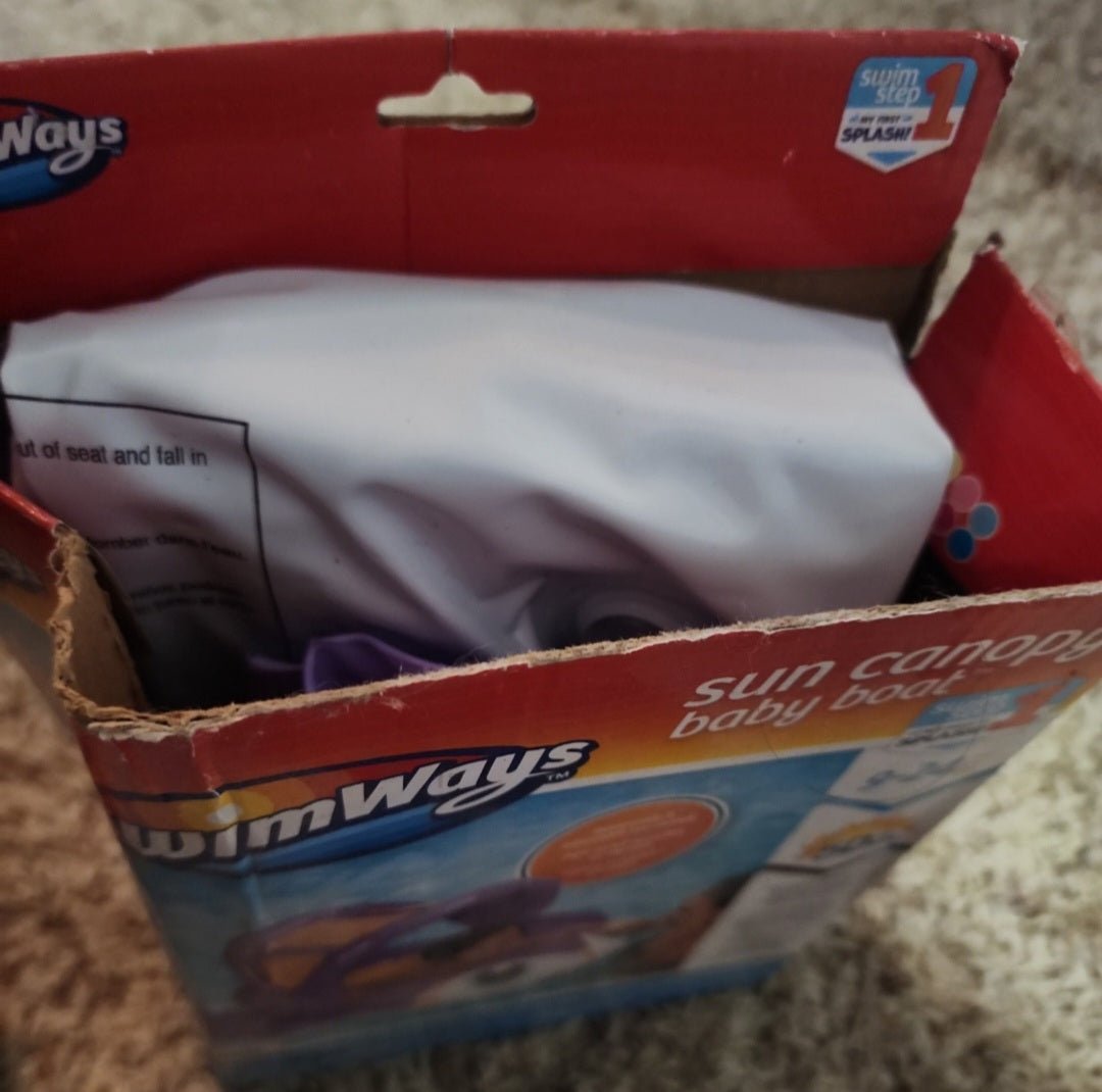 Sun Canopy Baby Boat Float - penguin - I Bought a Yard Sale