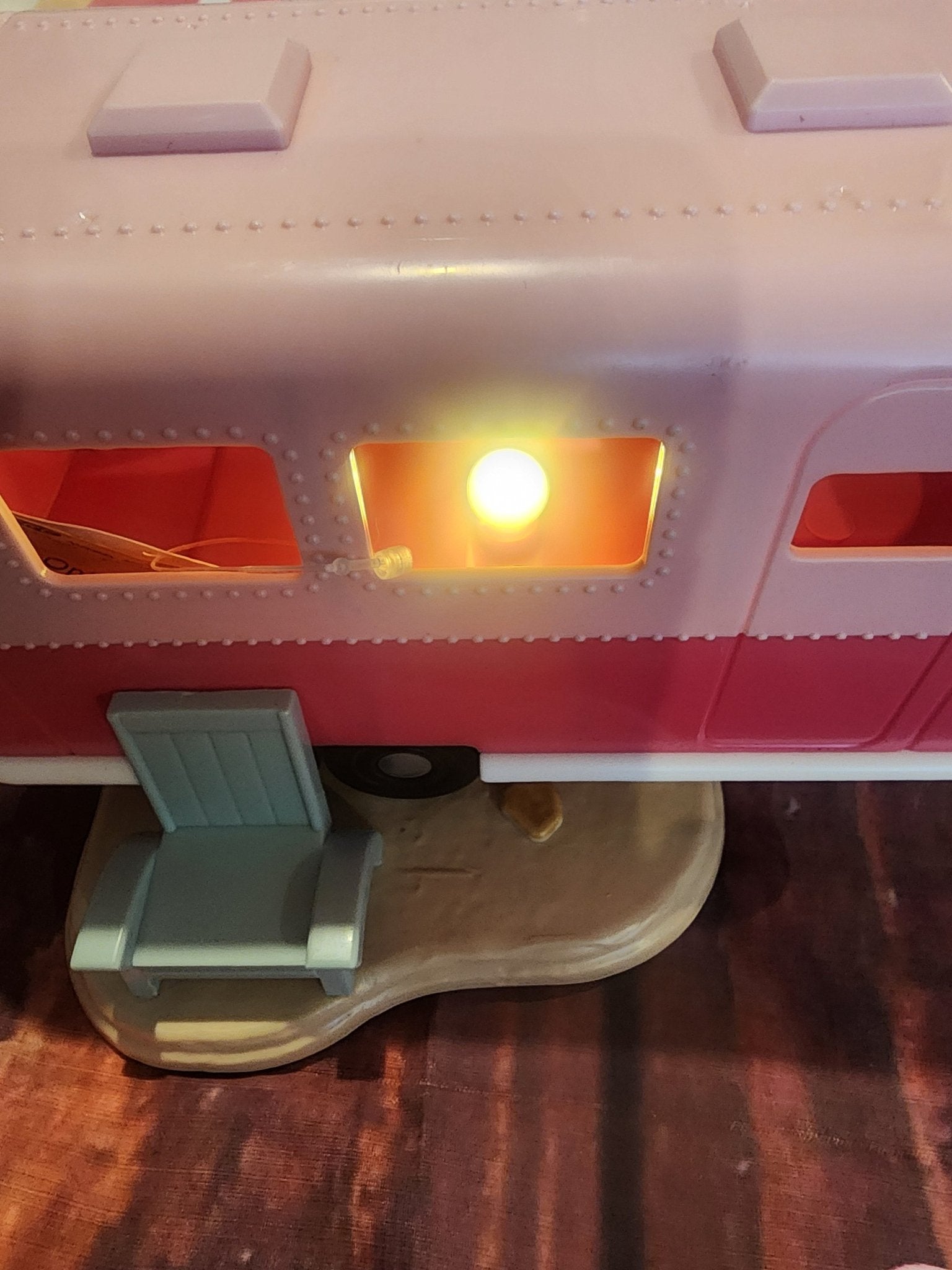 Target Bullseye Lighted Pink Airstream Camper Retro Decor Novelty Toy NEW - I Bought a Yard Sale