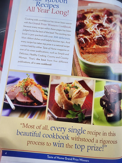 Taste of Home Grand Prize Winners Illustrated Hardback Cookbook - I Bought a Yard Sale