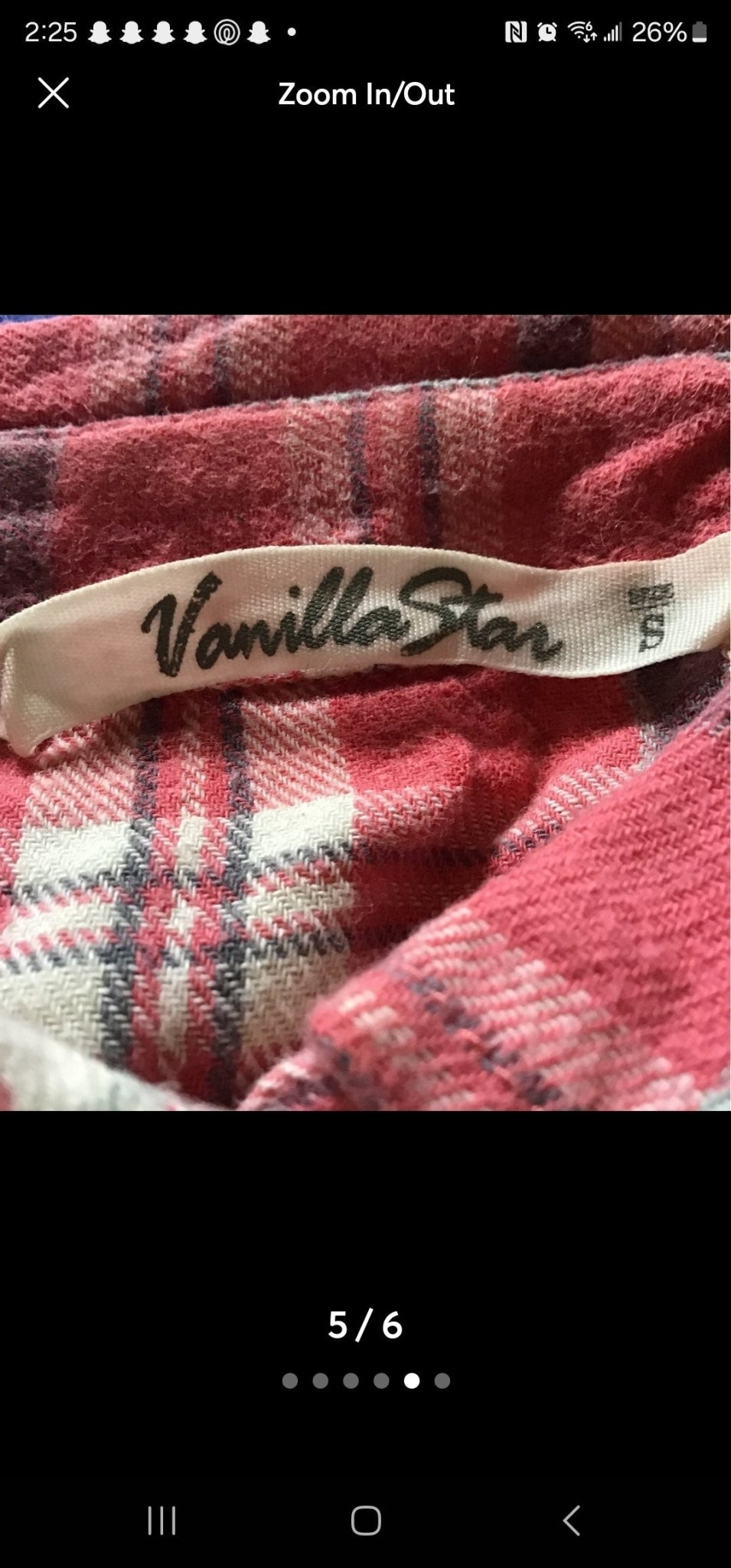 Teen's Pink Plaid Flannel Shirt by Vanilla Star (S) - I Bought a Yard Sale