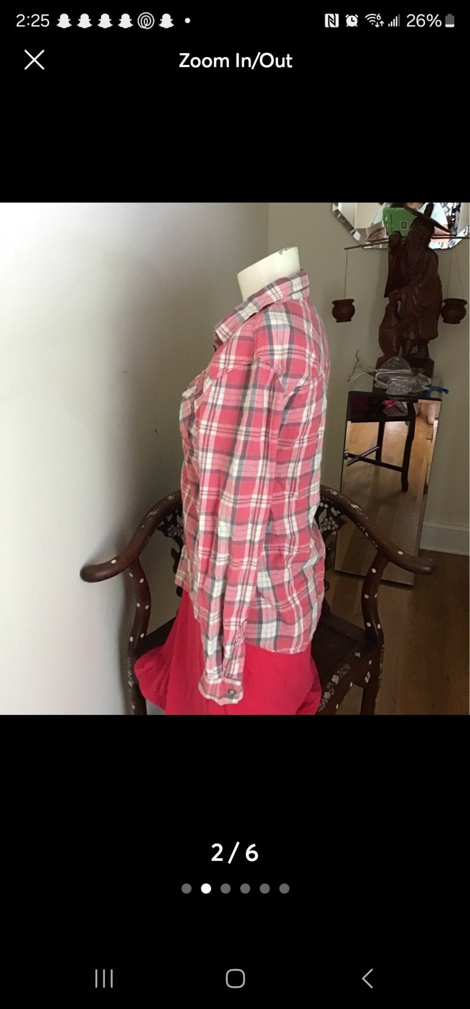 Teen's Pink Plaid Flannel Shirt by Vanilla Star (S) - I Bought a Yard Sale