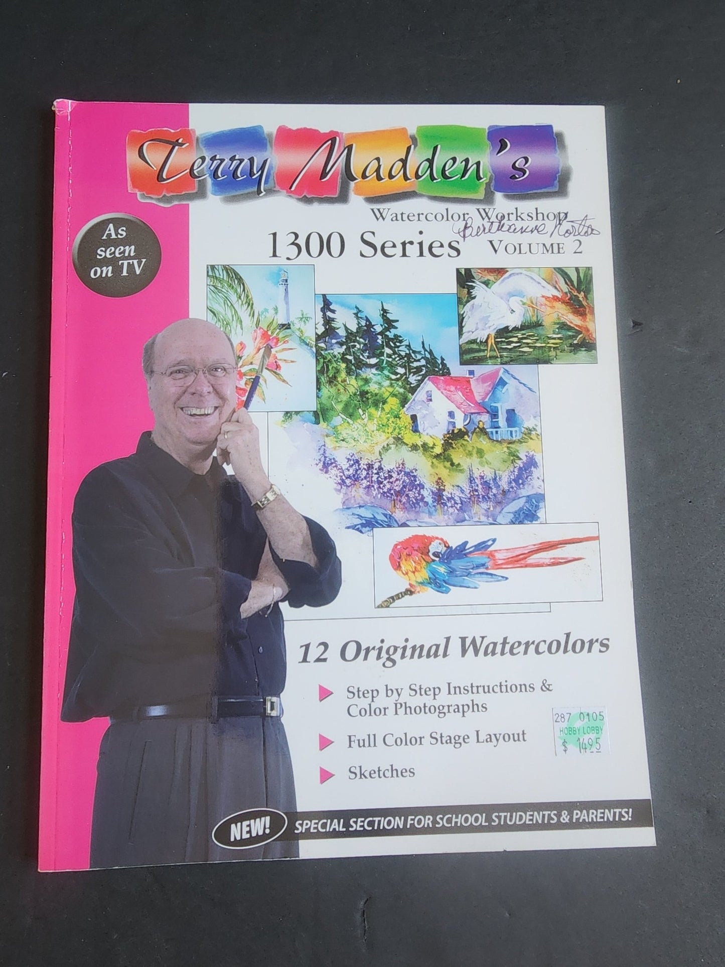 Terry Madden s Wonderful World of Watercolor - 1200 Series - Volume 2, pb book - I Bought a Yard Sale
