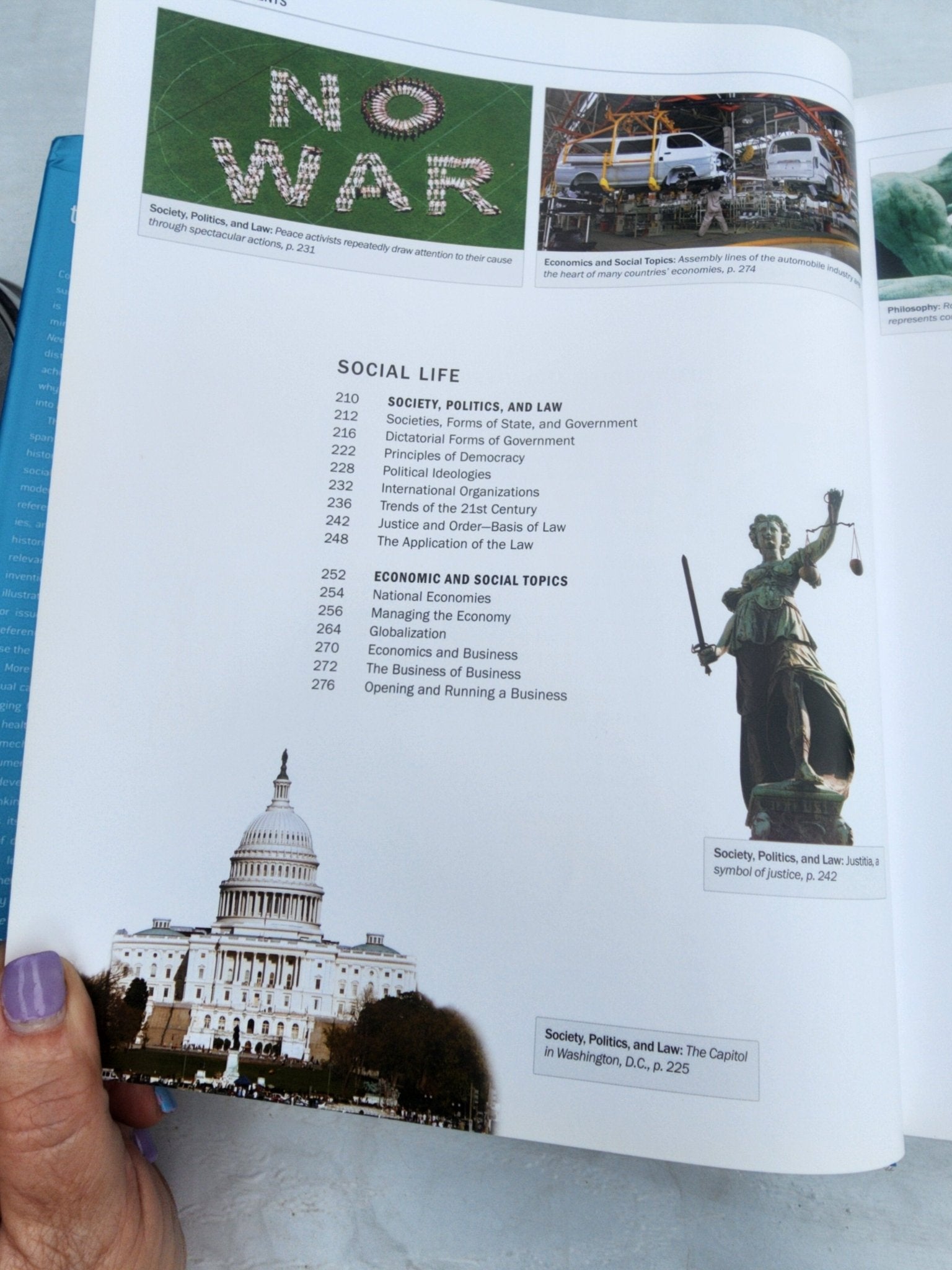 The Knowledge Book (National Geographic Society, 2007) Big textbook - I Bought a Yard Sale