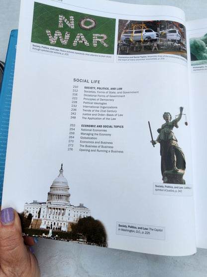 The Knowledge Book (National Geographic Society, 2007) Big textbook - I Bought a Yard Sale